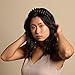 Madison Braids Women's Two Strand Headband Hair Braid Thick Natural looking Extension - Halo - Dark Brown