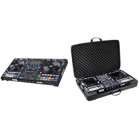 RANE FOUR Advanced 4 Channel Stems DJ Controller Bundle with ODYSSEY Molded Soft Case for RANE FOUR Cover