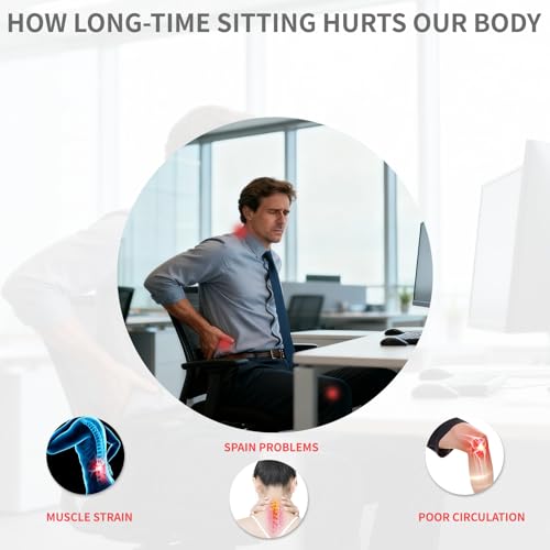 Image of Ergonomic Wooden Balance Board, Anti-Fatigue Wobble Board, Anti-Slip Balance Board with PU Cushioned Top, Standing Desk Mats, Rocker Board, Office Accessories, Blue