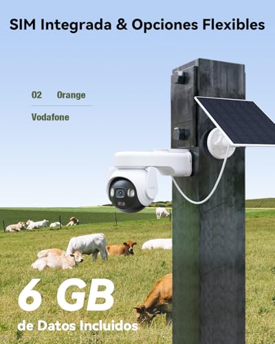 Imou 5MP Cámara Vigilancia 4G WiFi Dual, Grabación 24/7 AOV, Cámara Exterior Solar con Batería 10000mAh, Detección Humana/Vehículo, Visión Nocturna Color, Mode Privado, Incluye Sim y 32GB Tarjeta SD - imagen 4