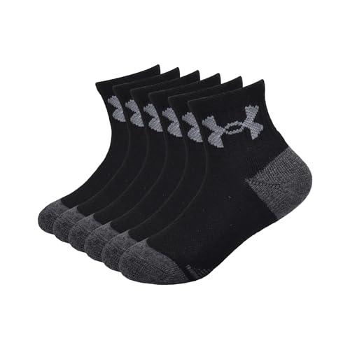 Under Armour 6 unidades para bebês meninas Ua Eco Performance Tech Hc Qtr, Preto, 2-4T