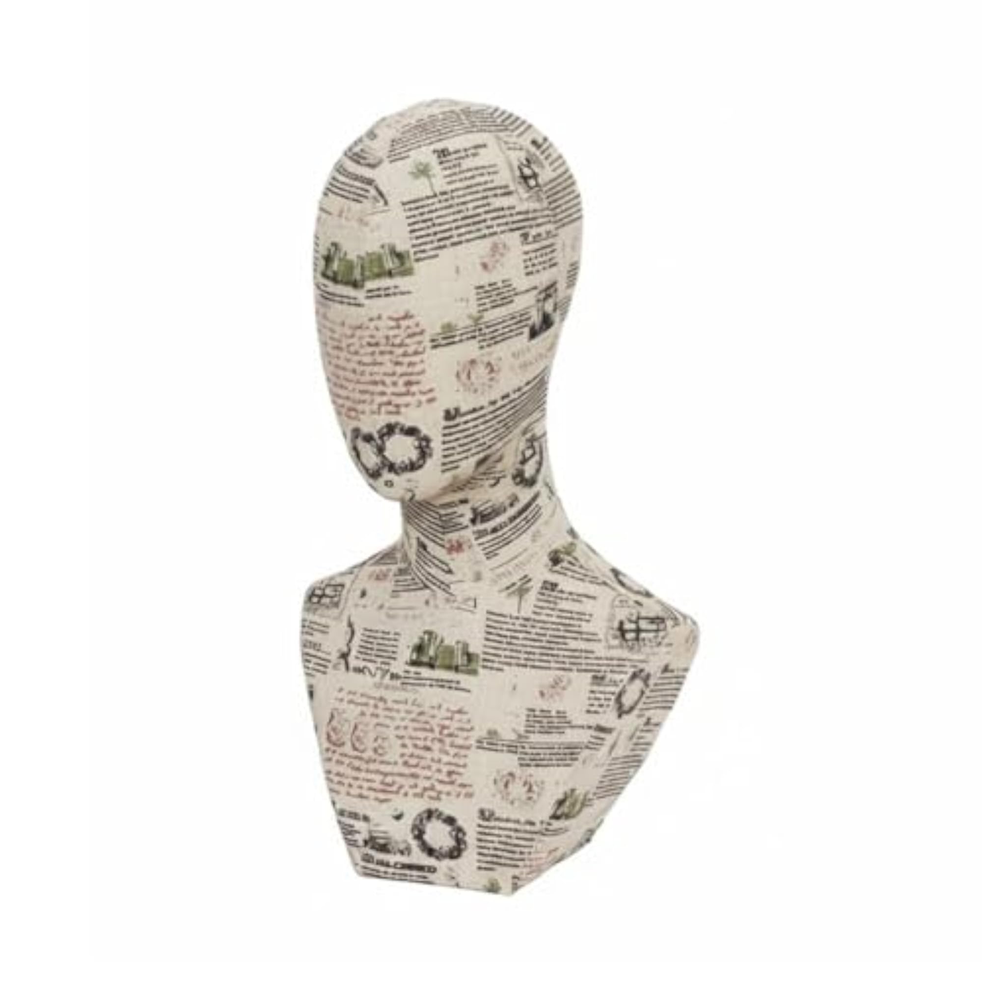 Retail Display Head Simple Design Fashion Head Model