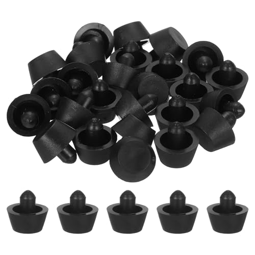 QUARKZMAN 25Pcs Pare-Chocs en Forme De Bateau pour Table en Verre avec Tige, Patins Anti-Dérapants...