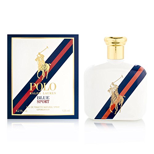 Ralph Lauren Polo Blue Sport Eau De Toilette Spray for Men, 4.2 Ounce