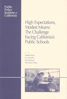 Paperback High Expectations, Modest Means: The Challenge Facing California's Public Schools Book