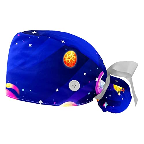 Casquettes de travail ajustables galaxie pour de longues journées confortables