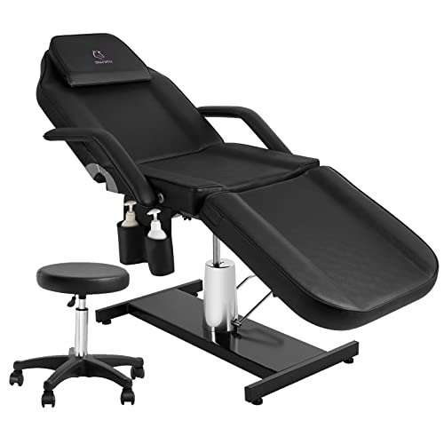 LUXMARS Hydraulic Facial Chair Tattoo Chair Adjustable Professional for Esthetician