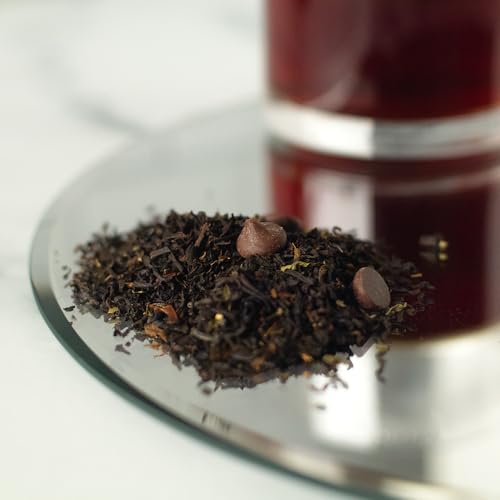 Image of Organic Positively Tea Company, Mint Chocolate Chip, Black Tea, Loose Leaf, 16 Ounce
