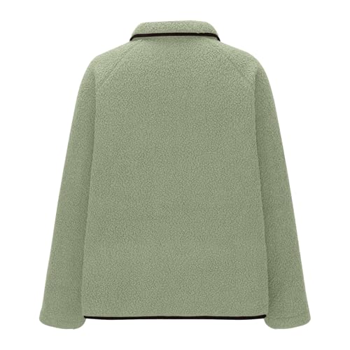 for Women Winter Fall Long Sleeve Fleece Lined Sherpa Hooded Basic Jacket Outfit Women 2025 Trendy Y2K4