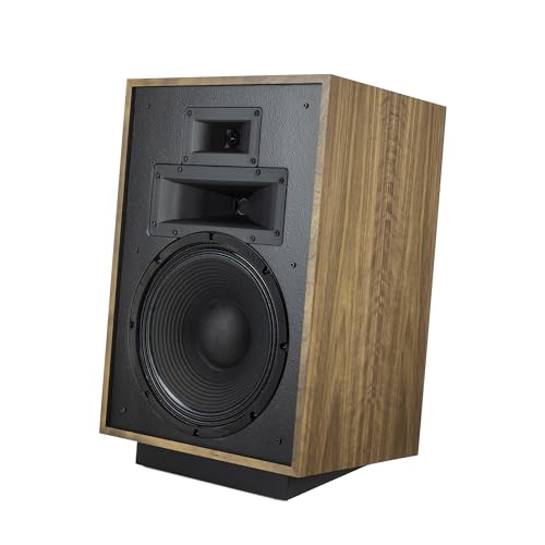 Image of Klipsch Heresy IV Heritage Premium Floorstanding Horn-Loaded Speakers in American Walnut - Pair