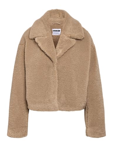 Nmnati Crop Teddy Veste Noos Noisy May blouson court chaud femme doudou