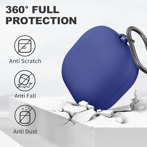 Image of Soft Silicone Case Cover for Samsung Galaxy Buds Core (Blue)