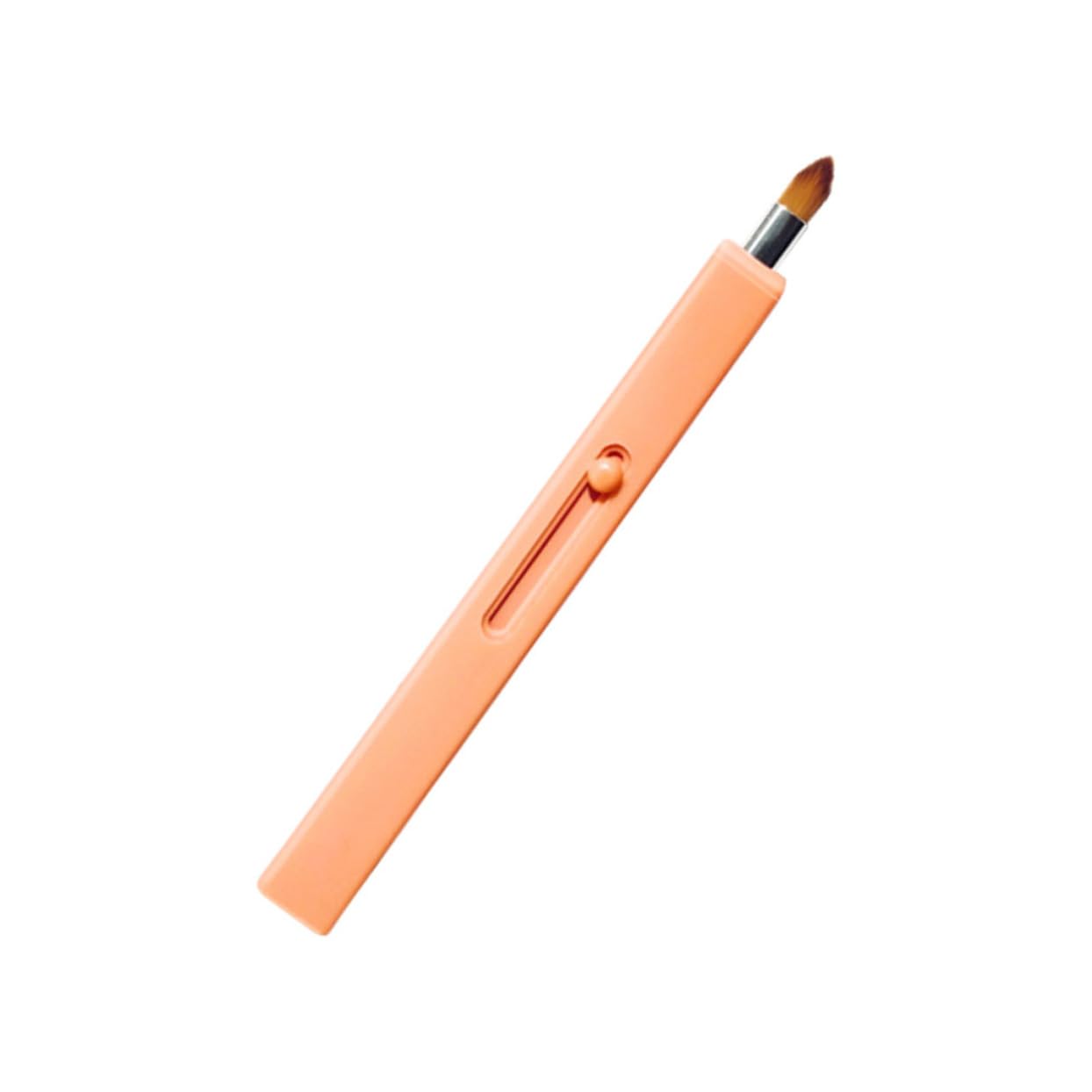 PartyKindom Travel-ready Retractable Lip Brush Makeup Tool Lipstick Applicator Soft Bristles Easy to Use Beauty