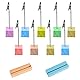 12 Stück Fotohalter mit Klammern, Zettelhalter, Platzkartenhalter, Fotohalter Holz, Fotoständer von Notizen, Memohalter mit Stehend Krokodilklemme, Tischkartenhalter （Zufällige Farbe）