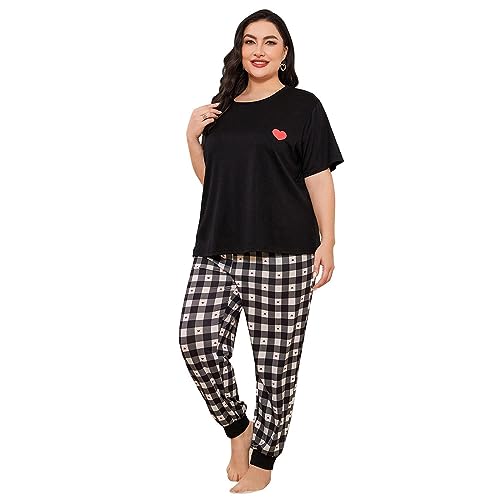Pyjama grande taille femmes ample qui ne serre pas la taille