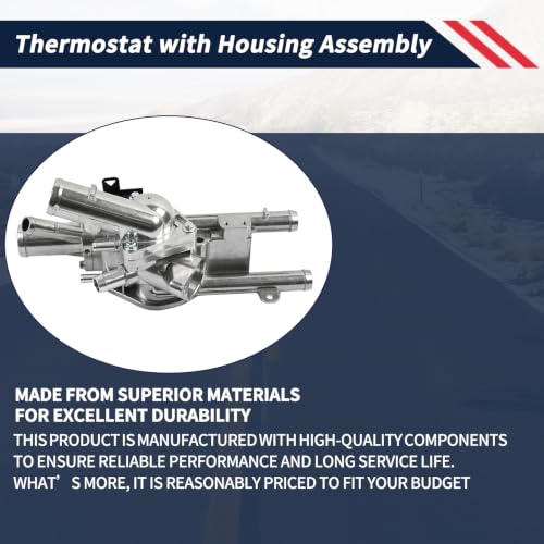 Promrmr Thermostat with Housing Assembly Compatible with Hyundai Sonata Santa Fe 2016-2018 Tucson 2015-2018; for Kia Sorento 2015-2020 Sportage 2016-2022 2.4L Replaces 25620-2GGA0 25500-2GGA0 by Promrmr - Used condition - Image 6