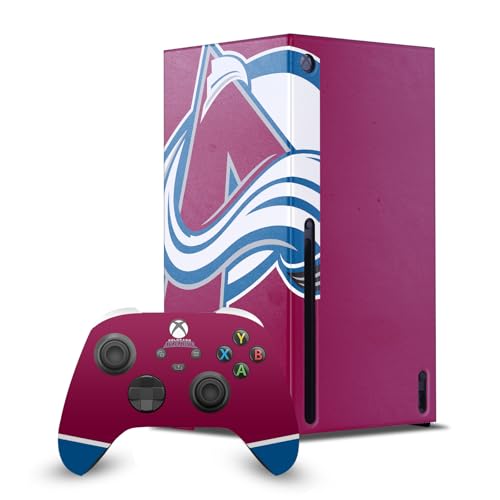 Skin Xbox Series X Colorado Avalanche NHL Head Case Designs Ensemble Autocollants
