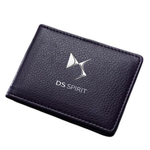 ZUMAHA Portefeuilles Et Porte-Cartes Porte-chéquiers Porte-Monnaie Porte Carte Bancaire pour DS 4S DS 5LS DS5 DS6 DS7 DS9 DS3 DS4 Homme Femme Gift Accessoires,Cyanstyle
