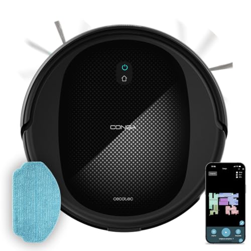 Cecotec Robot Aspirador Conga M20. Navegación Giroscópica Ordenada, 7000Pa Presión de Succión, Autonomía 160 Minutos, Sensores Anticaídas y Cepillo Multifunción, TotalSurface, App Control Cecotec Robot Aspirador Conga M20. Navegación Giroscópica Ordenada, 7000Pa Presión de Succión, Autonomía 160 Minutos, Sensores Anticaídas y Cepillo Multifunción, TotalSurface, App Control
