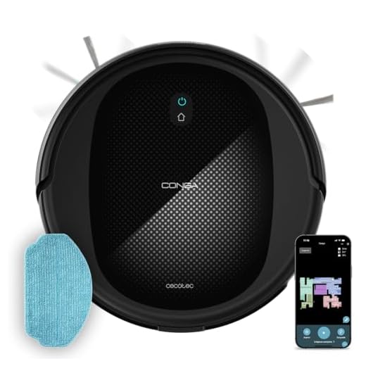 Cecotec Robot Aspirador Conga M20. Navegación Giroscópica Ordenada, 7000Pa Presión de Succión, Autonomía 160 Minutos, Sensores Anticaídas y Cepillo Multifunción, TotalSurface, App Control