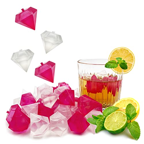 Reusable Ice Cube, 40Pcs Plastic Ice Cubes...