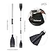 Tuimiyisou Kayak Paddle 2Pcs 126cm Aluminum Alloy Detachable Adjustable Portable Canoe Paddle Thicken Lightweight Kayak Paddles 2 Pack for Inflatable Boat Oar Paddles