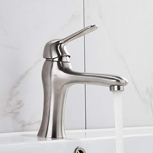 Robinetterie de lavabo en acier inoxydable mélangeur évier