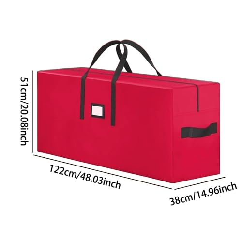 Bolsa para árbol de Navidad impermeable y resistente al desgarro con asas para mudanzas 6