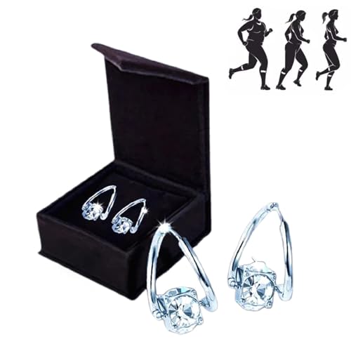 Germanium-magnet ohrringe damen Magnetfeldtherapie-Ohrringe kostenlose Geschenkbox für Germanium-Magnet-Ohrringe für Frauen und Mädchen (02#)