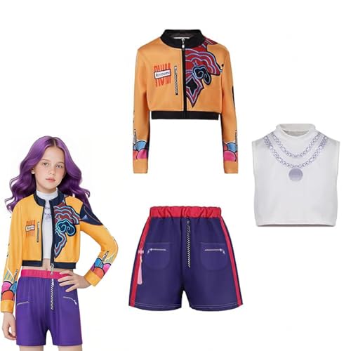 Wizvox Cosplay Estilo Anime Para Presentaciones EscéNicas Trajes De Halloween, Ropa Bonita Y ArtíCulos De Merchandising Para Escenarios De 3 A 14 AñOs,C-110