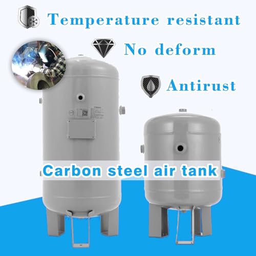 Tanque de compresor de aire vertical para ahorrar espacio, ideal para inflar y mantener neumáticos de vehículos
