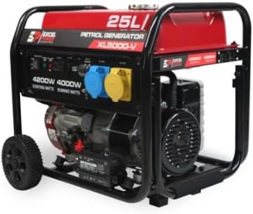 Excel Power Robust Easy Start and Economic Electric and Recoil Start 4.2KW Open Framed Petrol Recreational Camping And Medium Duty Professional Work Generator