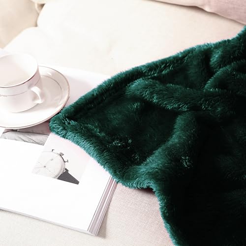 Couverture polaire extra large vert forêt, le cadeau de naissance doux pour bébé