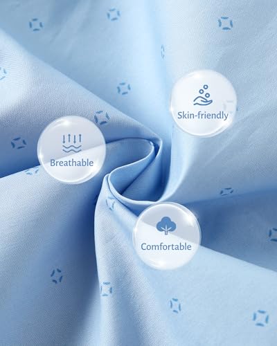 nilikastta Toddler Boy Outfit Boy Suit Boy Dress Shirt with Bowtie/Suspender Pants Gentleman Wedding Outfits 1-10 Years, Light Blue, 5-6 Years