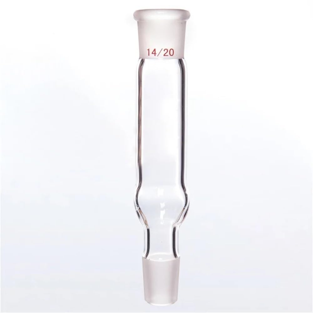 Vetreria da laboratorio Tubo dritto con porte di macinazione superiori e inferiori in vetro borosilicato dritto A86(A862942)