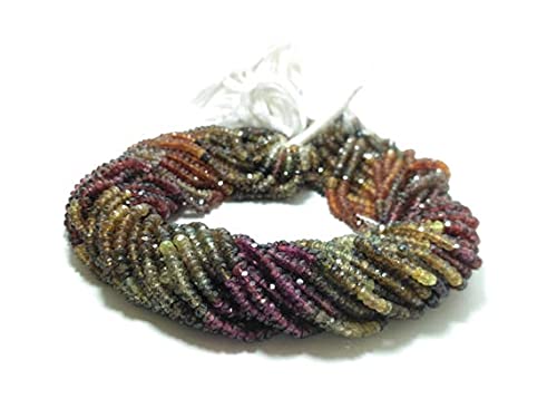 Multi Grenat Naturel AAA perles facettées 3.5-4MM pour création bijoux rang 13 pouces