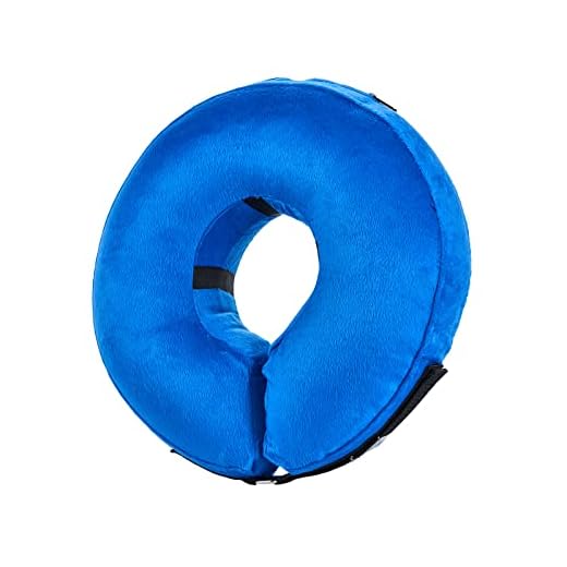 Dog Cone Collar for After Surgery - Soft Dog Cones for Small/Medium/Large Dog and Cats- Inflatable Elizabethan Dog Cone Collar Alternative - Adjustable Recovery Collar for Pets-S