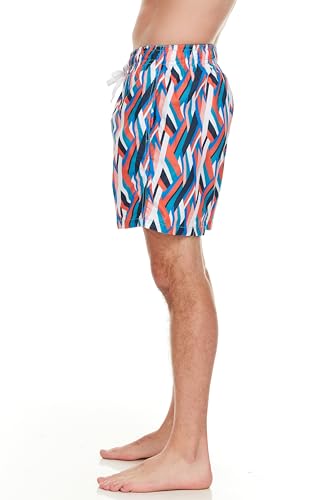 Image of Kanu Surf Men's Troy Stripe Swim Trunks
