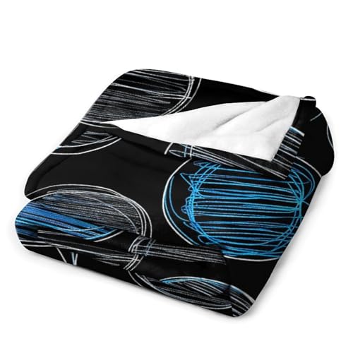 Couverture légère en flanelle pelucheuse chaude toutes saisons lit - 5