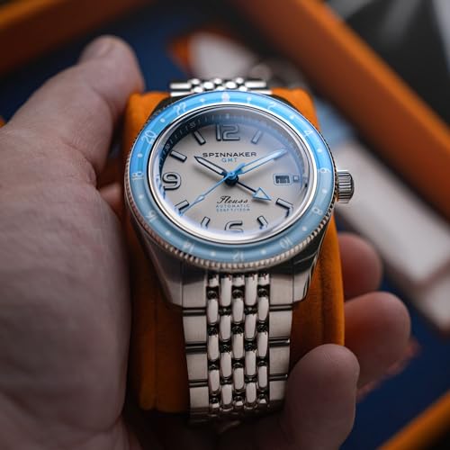 Image of Spinnaker Men's Fleuss GMT Automatic Watch with Solid Stainless Steel Bracelet SP-5120