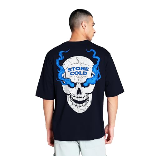 Men's Black T-Shirt with Double-Sided Graphic Print Austin 3:16 Skull Medium3