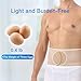 Umbilical Hernia Belt for Men and Women, Abdominal Support Binder with 1 Compression Pad for Naval, Ventral, Incisional Hernias(Yellow,M)