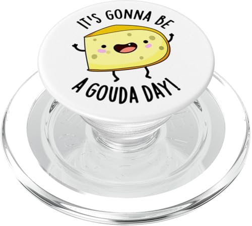 Sarà un gioco di parole di formaggio divertente per il giorno di Gouda PopSockets PopGrip per MagSafe