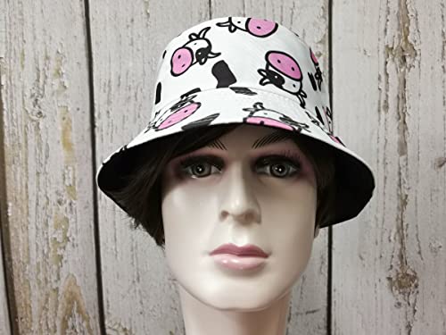 Image of Wide Brim Bucket Hat for Women Girl Men Boy