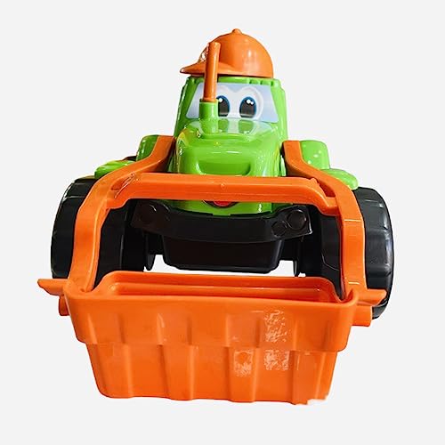 Caminhão Escavadeira Carrinho 30 CM Brinquedo Bebê Infantil Menino, Solapa