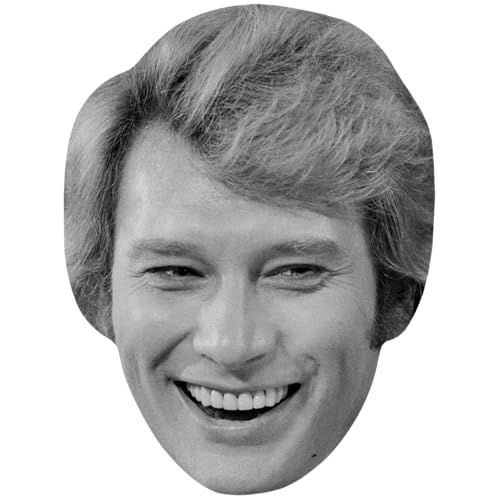 Photo de Johnny Hallyday (BW) Masques de celebrites