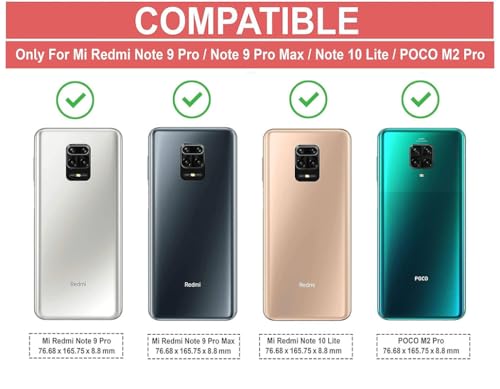 Image of Hybrid Carbon Fiber Back Case for Poco M2 Pro (Black)