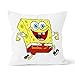 Funda de cojín con dibujo animado, diseño de Bob Esponja Home Dormitorio, cojín decorativo, tamaño 40 x 40 cm