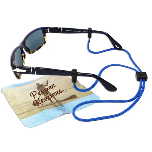 Image of Eyeglass Retainer & Sunglass Holder Supercord Adjustable w /Microfiber Cloth