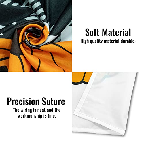 Halloween Shower Curtains For Bathroom Fall Shower Curtains Pumpkin Buffalo Check Plaid Truck Black Cat Halloween Decoration Shower Curtain Set With Hooks 72 X 72 Inches #TOP4